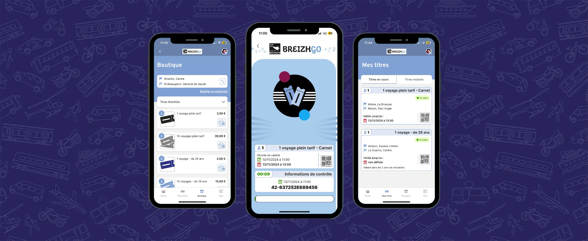mockup smartphone mTicket