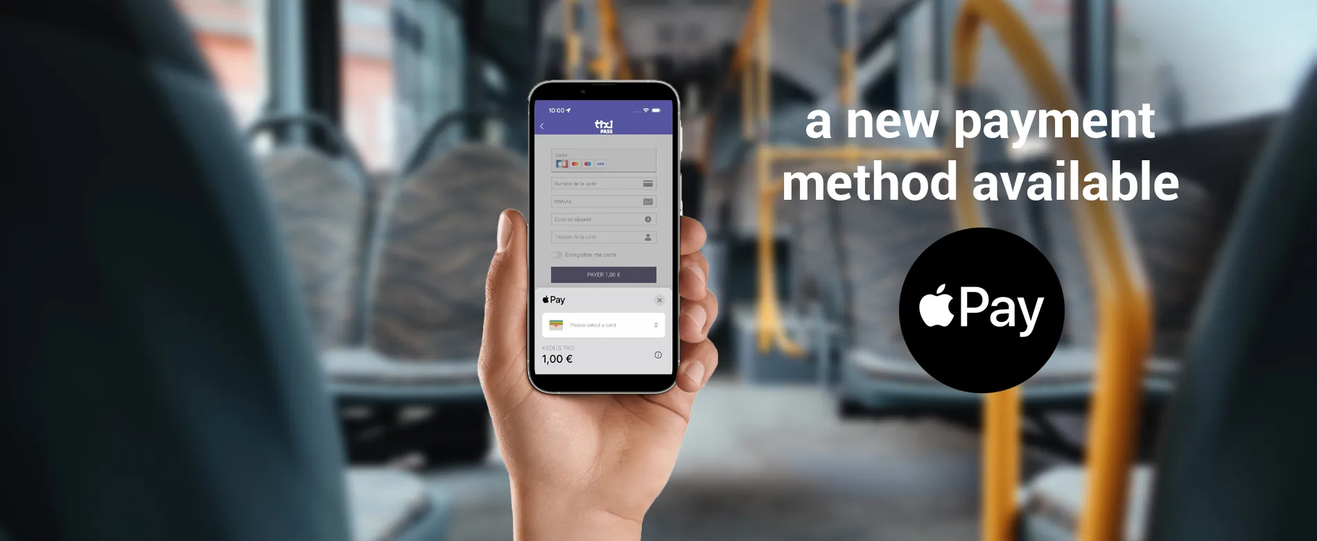 a new payment method available