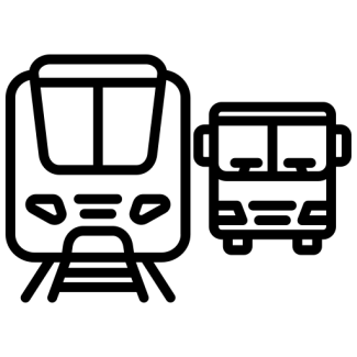 Icon showing transport network