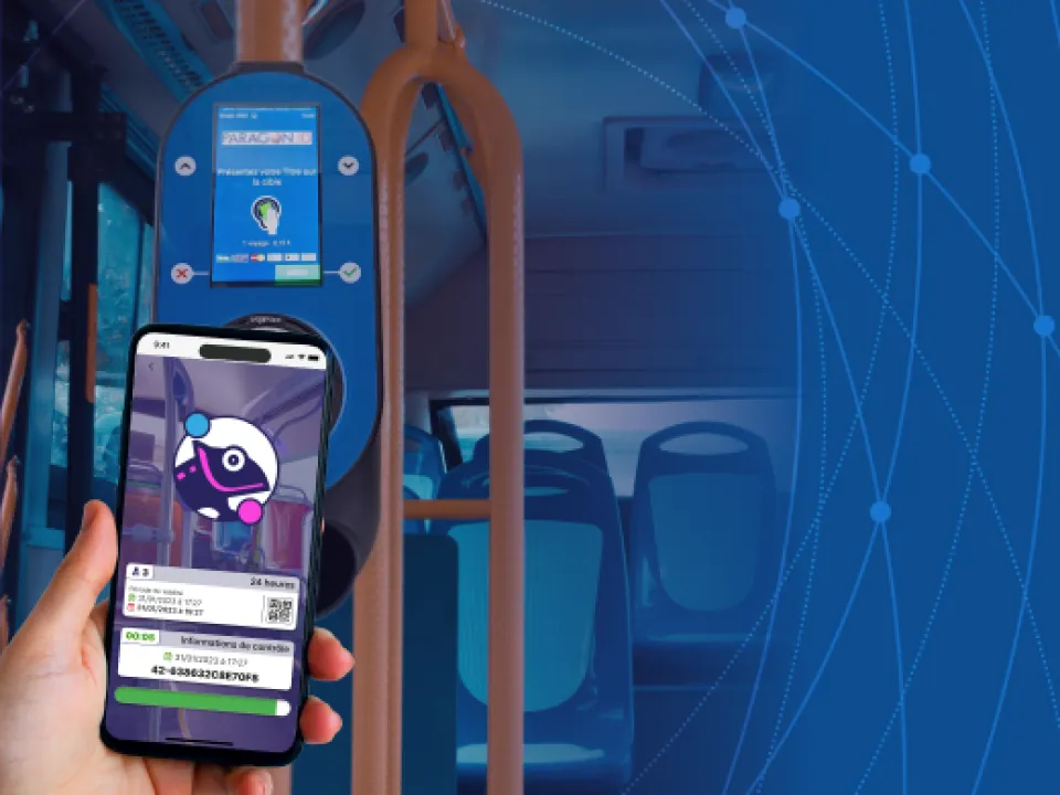 Bus avec valideur et mTicket